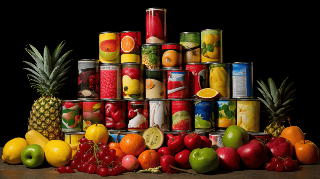 Canned Fruits Varieties