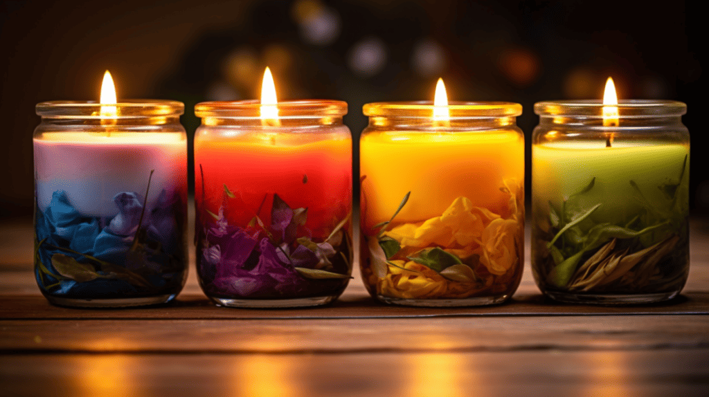 Colouring Your Candles