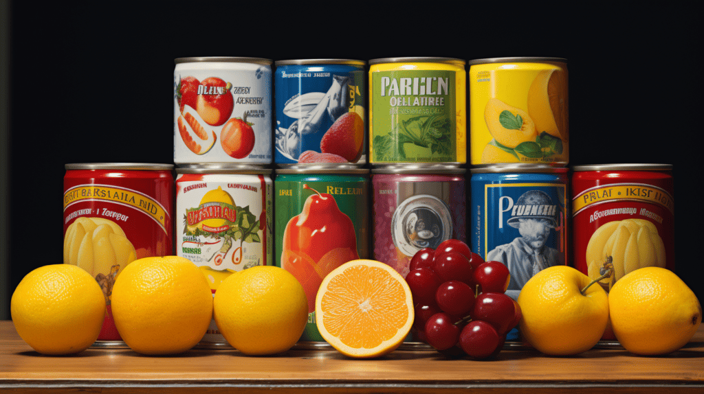 Comparing Canned Fruits with Other Canned Foods