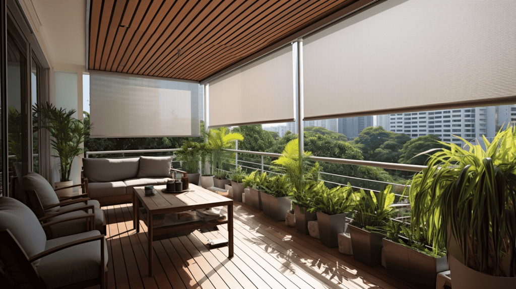 Outdoor Living with Balcony Blinds