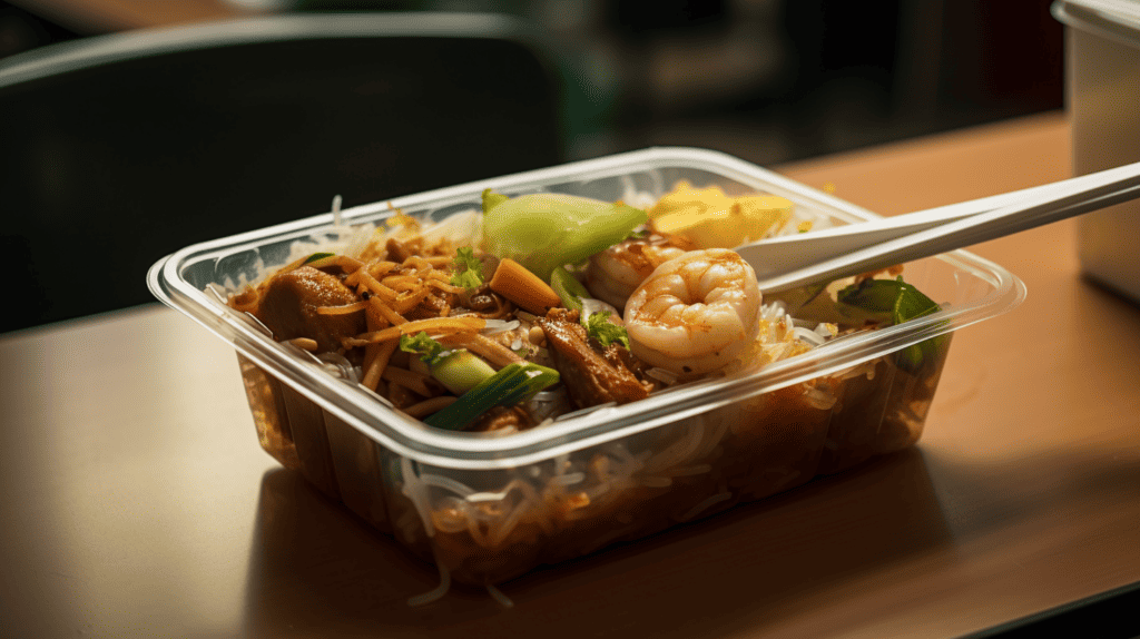 Using Plastic Containers for Meals