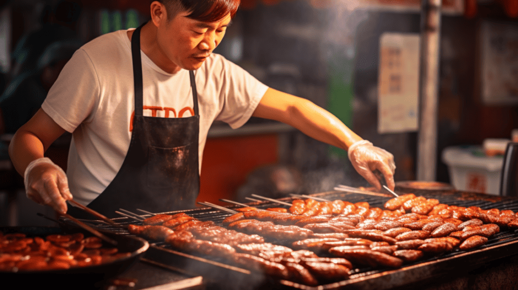 Chinese Sausages in Cantonese Cuisine