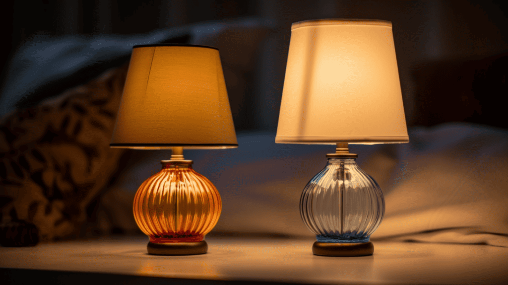 Lamps with Different Shades