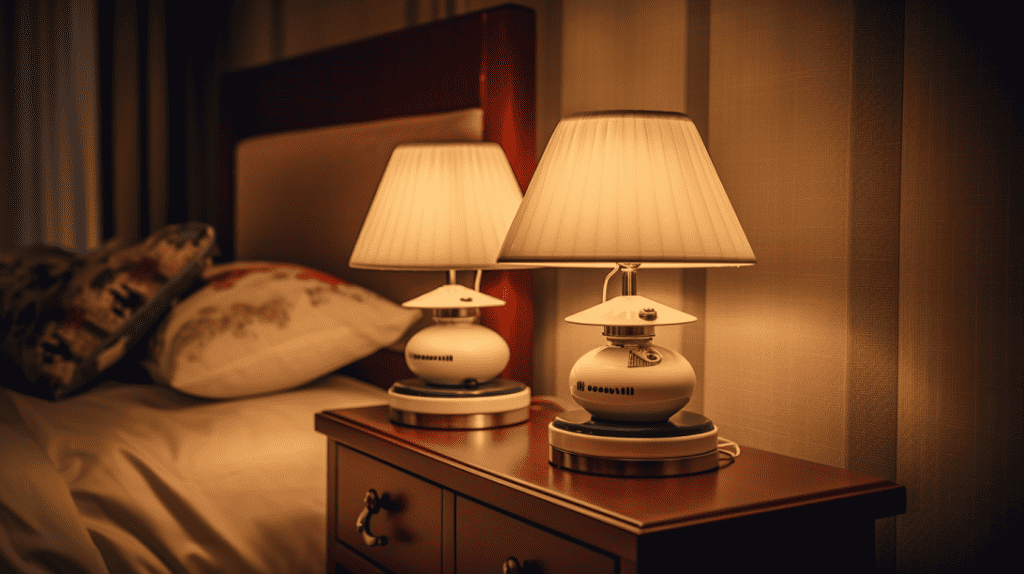 Retro-Chic Bedside Lamps
