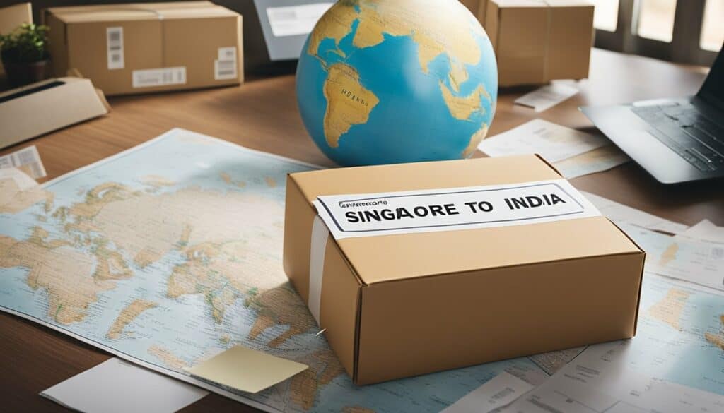 Courier Service Singapore to India