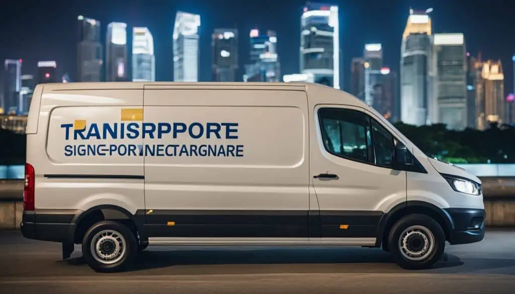 van transport service singapore