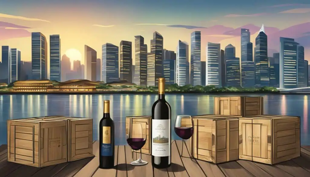 buy wine crates singapore