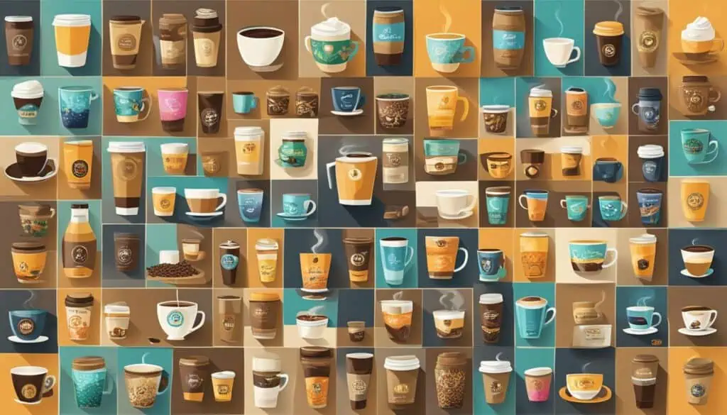 different kinds of coffee brands
