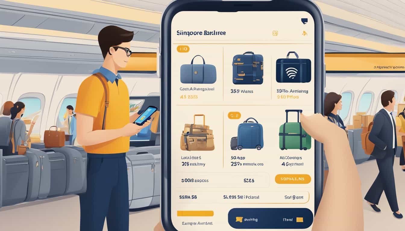 Extra baggage shops price singapore airlines