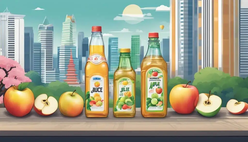 japanese apple juice brands