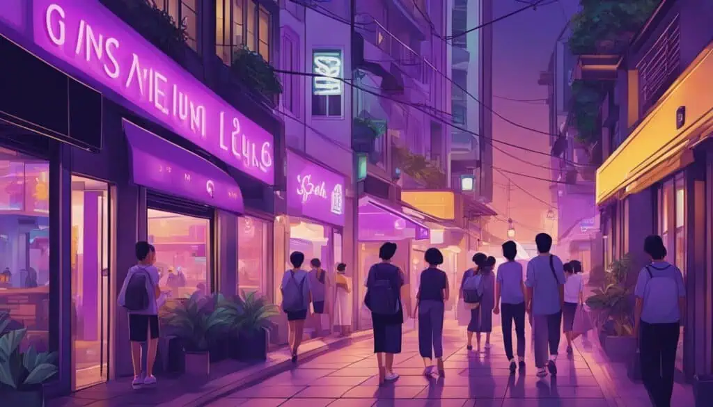 purple clothing brand
