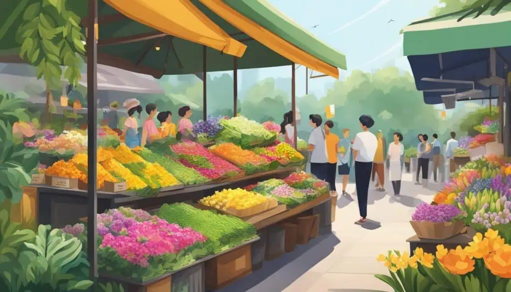where to buy edible flowers in singapore