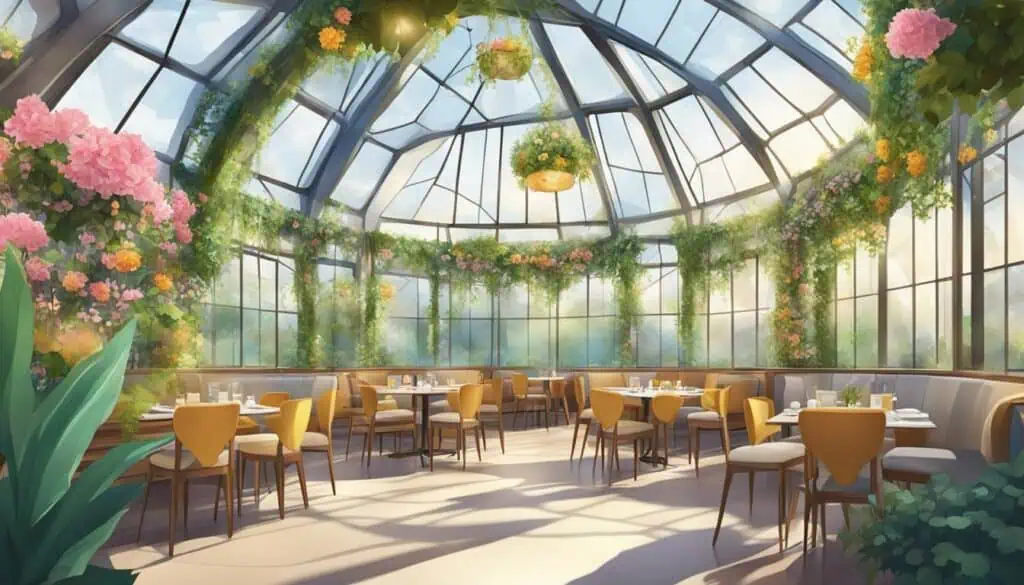 flower dome restaurant
