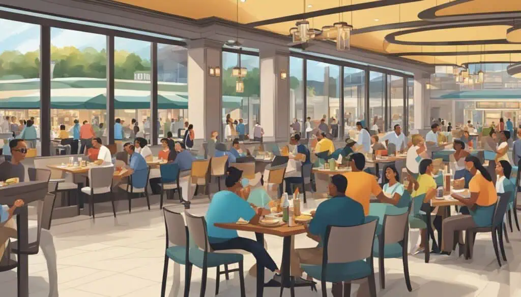 rail mall restaurants