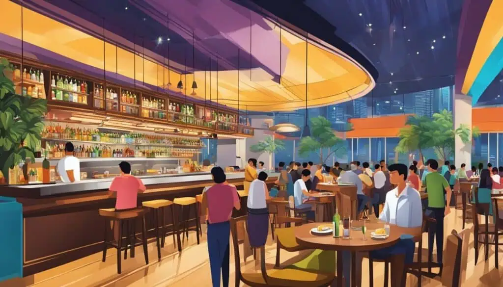 restaurant and bar