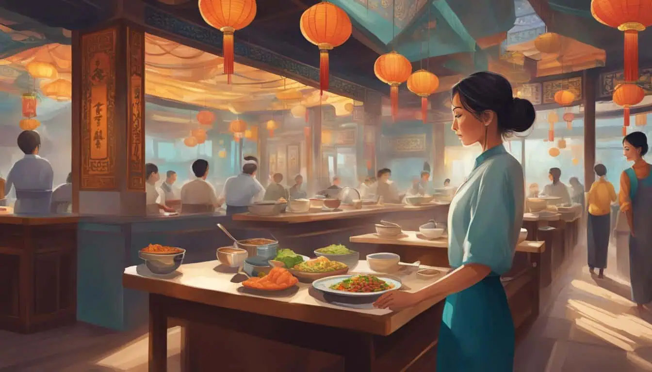 tall girl chinese restaurant