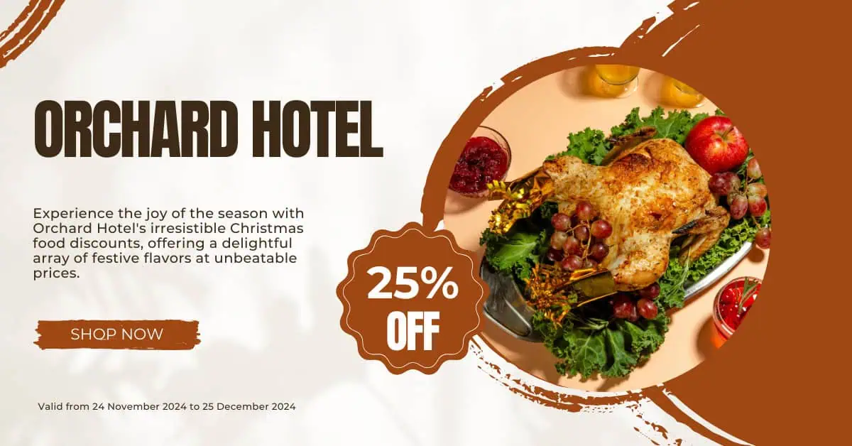 Christmas Turkey Promotions Singapore Savour the Festive Delight with Orchard Hotel's Holly Jolly Feast!
