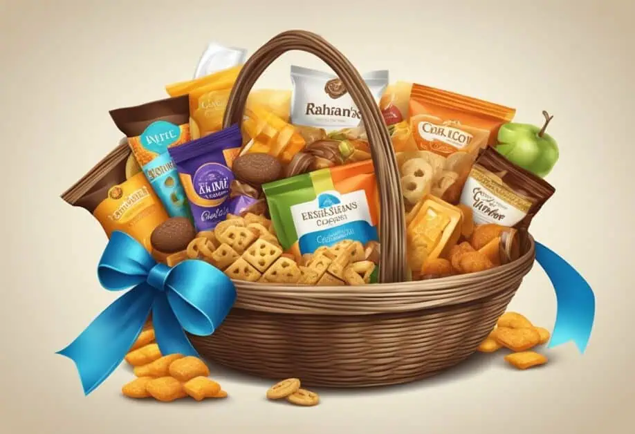 corporate gifts food basket