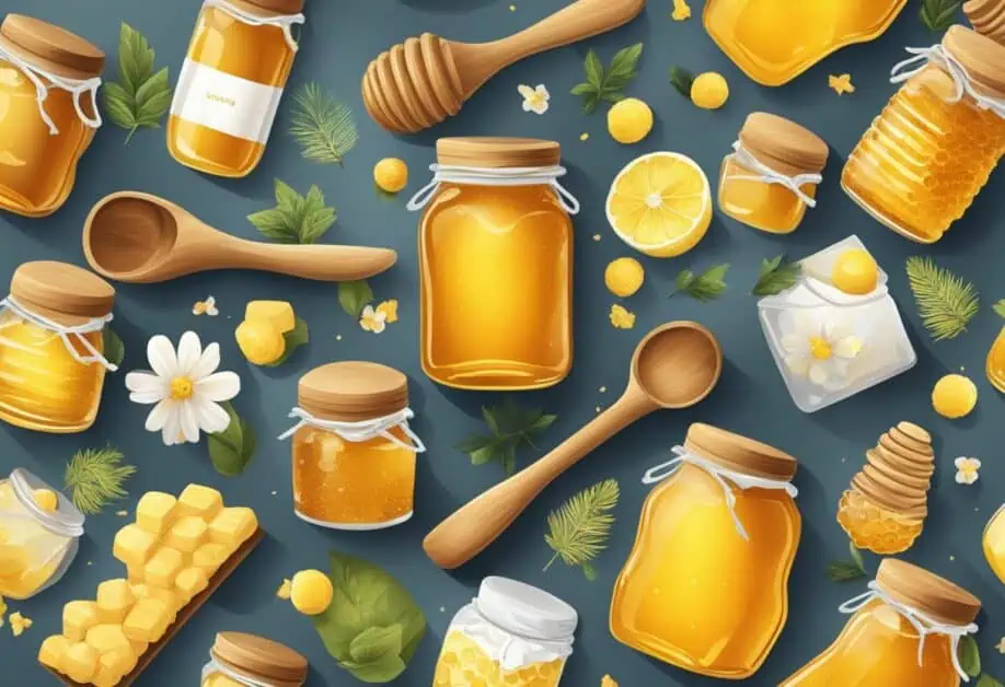 corporate gifts honey with scoop