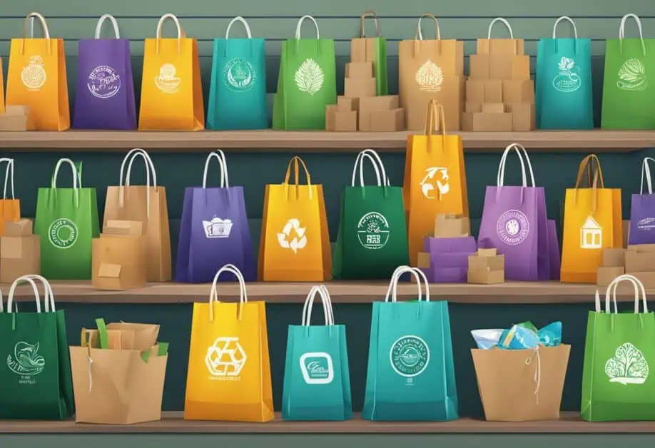 custom recycled shopping bags