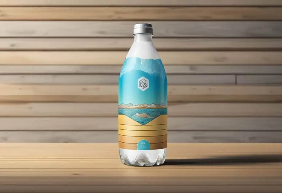 customised mineral water bottle