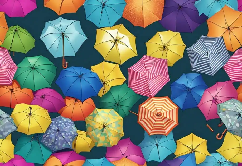 customised umbrellas