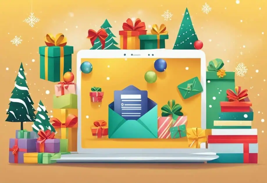 email to propose holiday gift card for corporate partners 1 sg