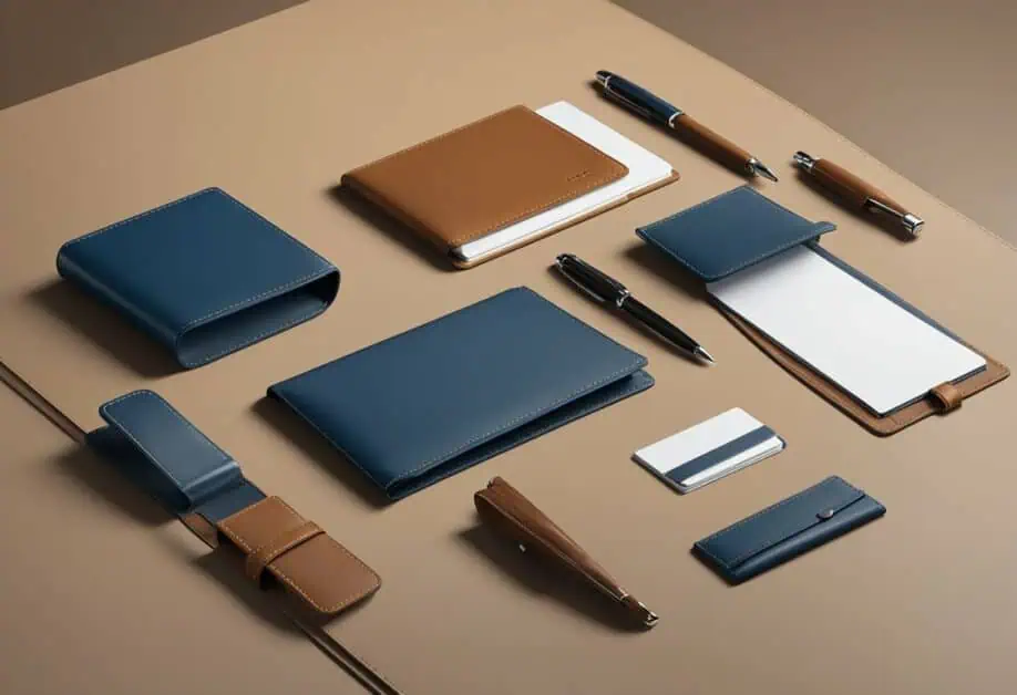 leather corporate gifts set