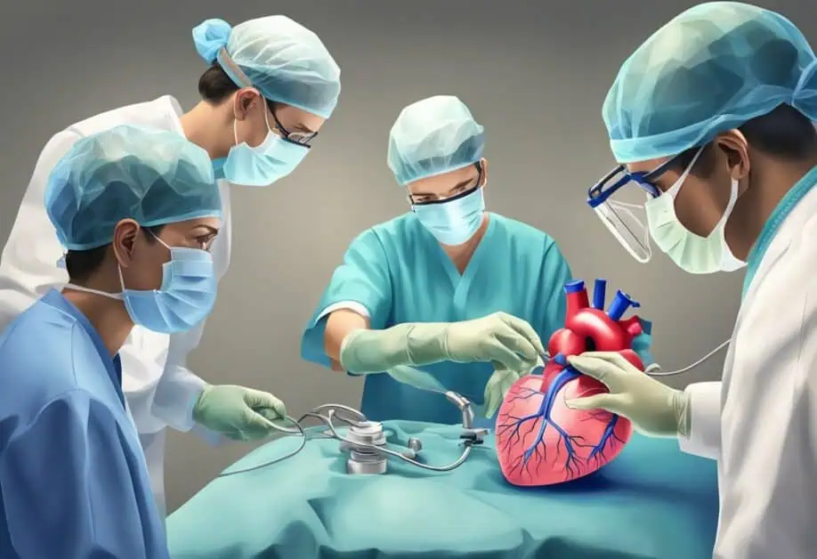 open heart surgery valve replacement