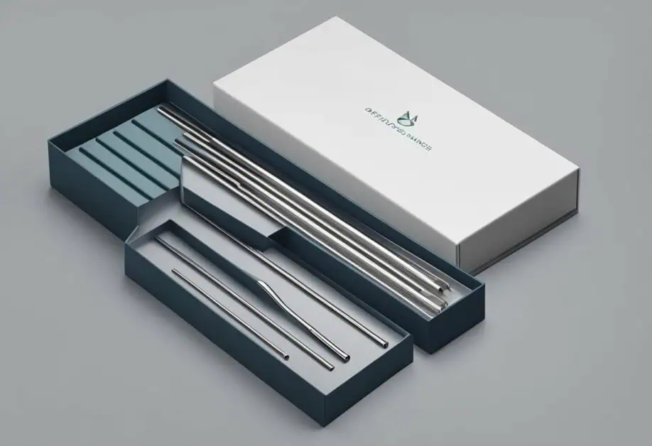 stainless steel straw set corporate gift