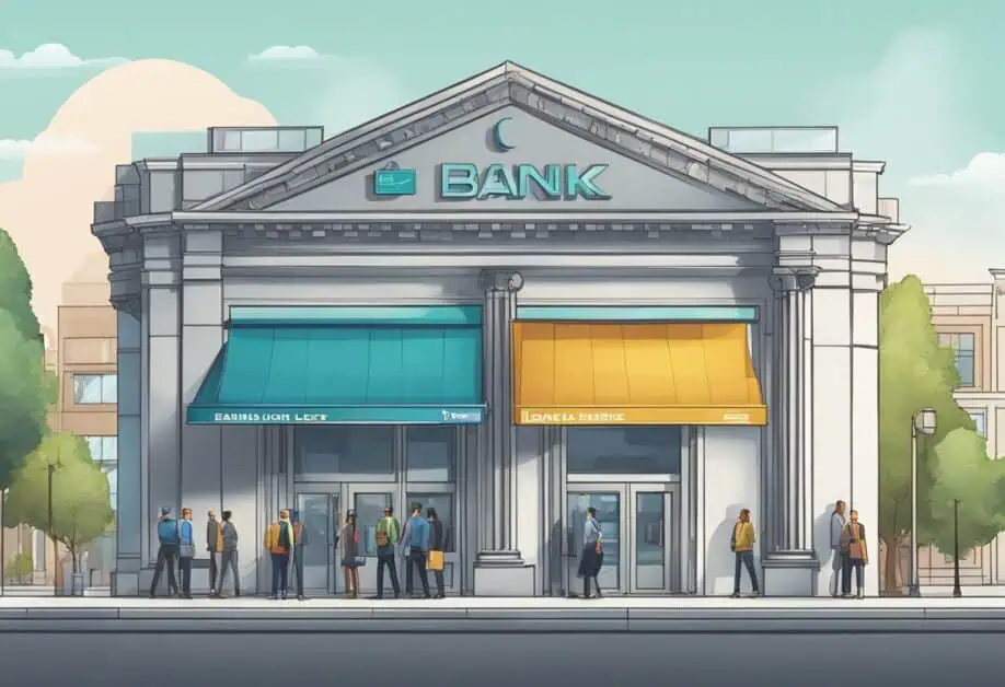 three difference between banks and money lenders