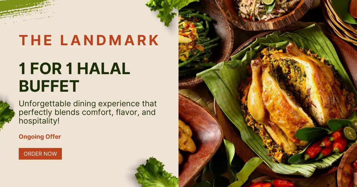 1-for-1 International Halal Buffet at The Landmark Indulge in Singapore Chili Crab and More!