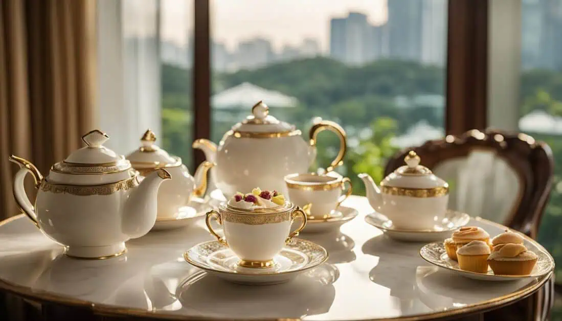 Afternoon Tea at The Rose Veranda Shangri-La Hotel Singapore