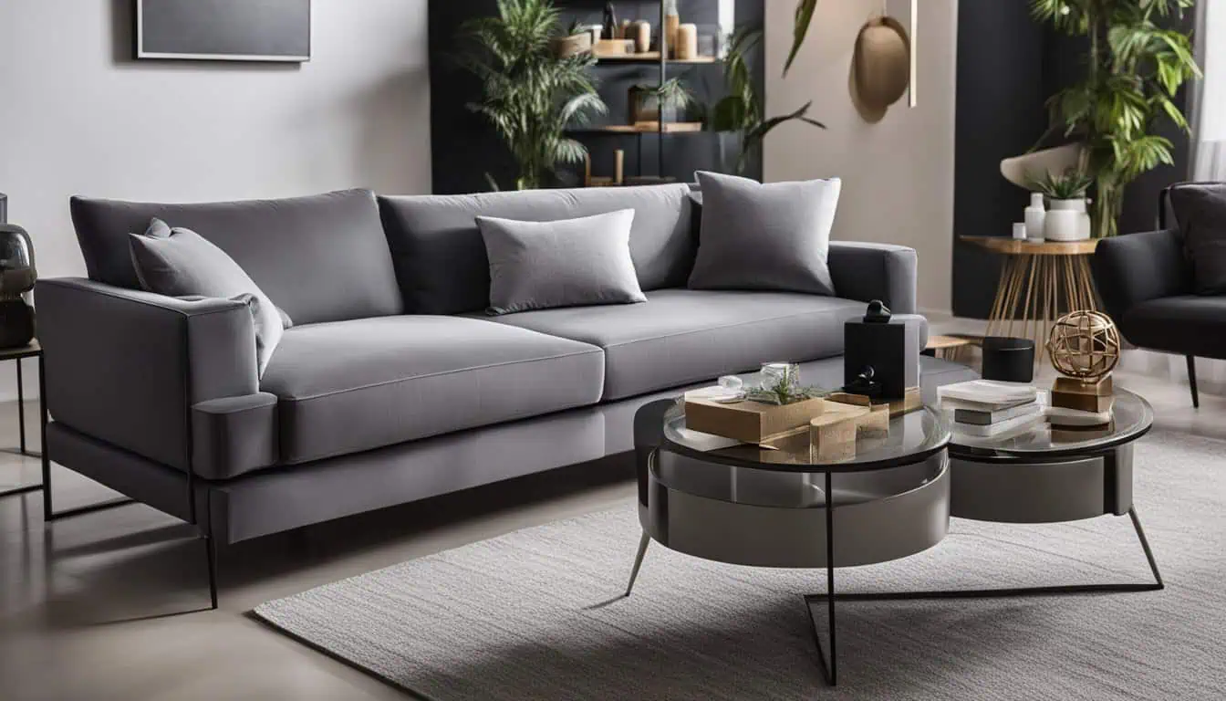 F31 Furniture: Save 33% on Sofy Fabric Sofa – Grey!