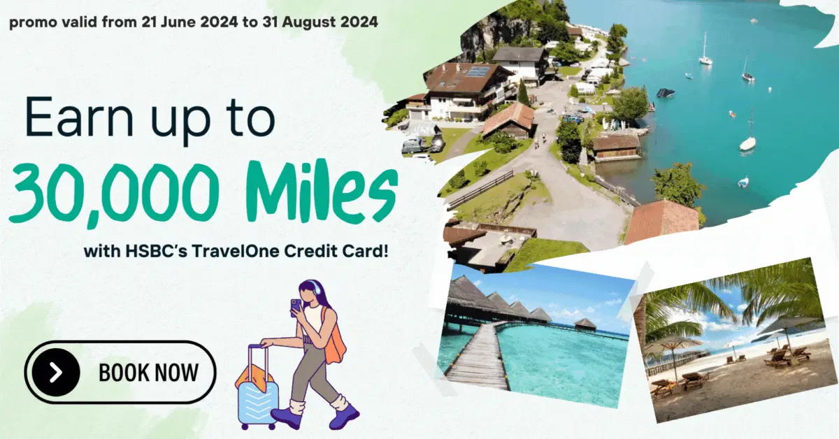 Fly High with HSBC – Earn 30,000 Miles with Your New TravelOne Credit Card!