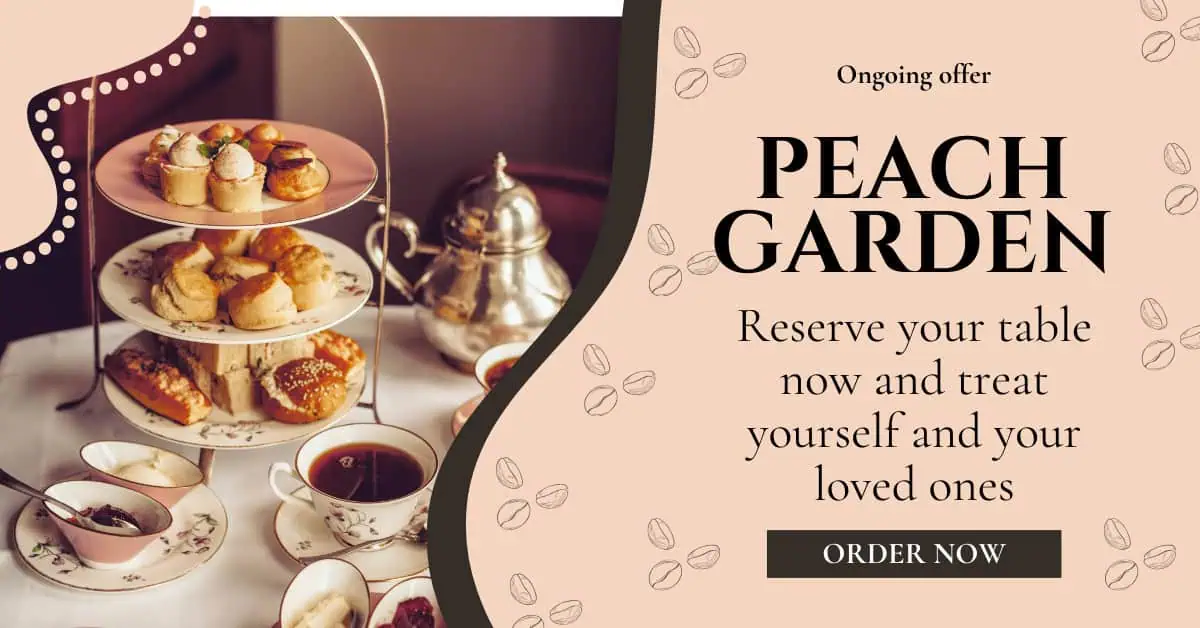 One Dines Free with 3 Paying Adults at Peach Garden’s Afternoon Tea Dim Sum Buffet!