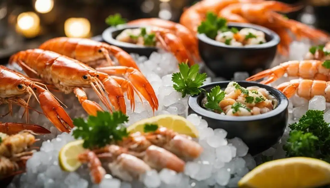 Thai Seafood Feast at Seasonal Tastes Restaurant