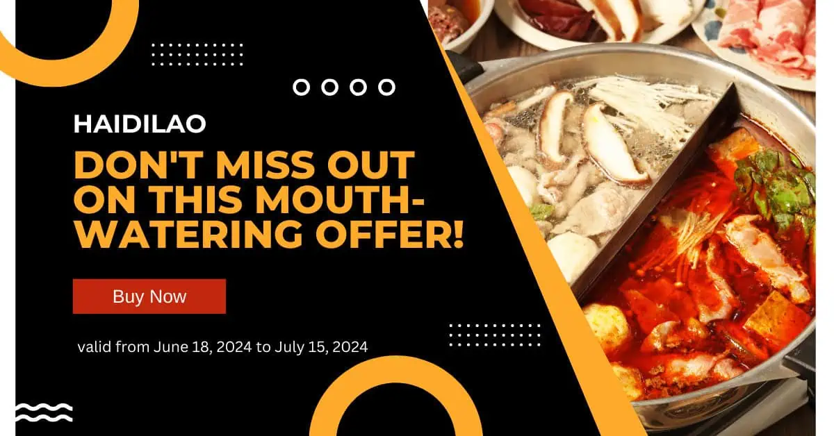 The Haidilao Big Feast Promo Starts Now! Enjoy an Unlimited Feast for Two at Just $69.9!