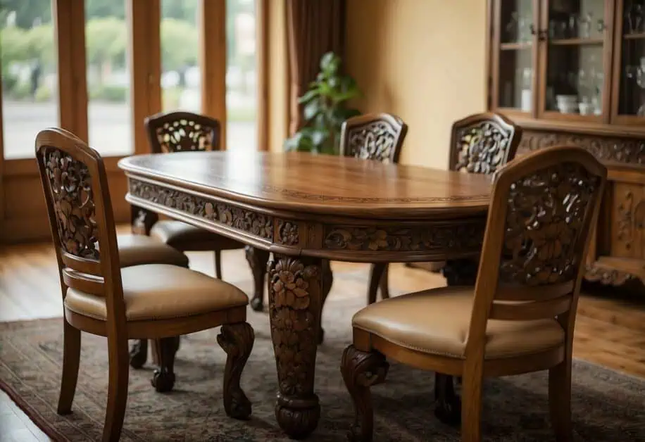 carved furniture