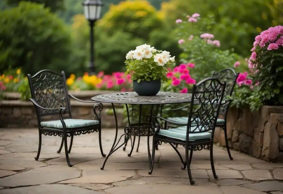 cast iron patio furniture