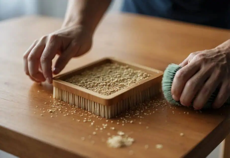 cleaning mold off wood furniture