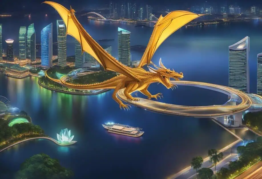 dragon drone show singapore