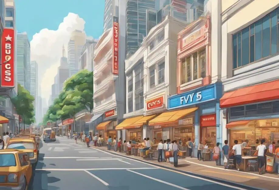 five guys singapore