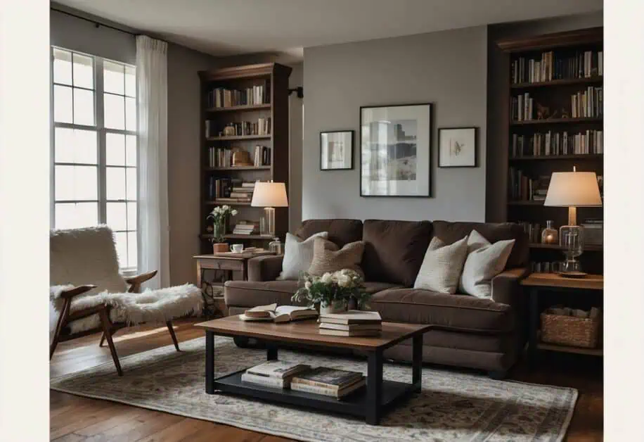 furniture for dark wood floors
