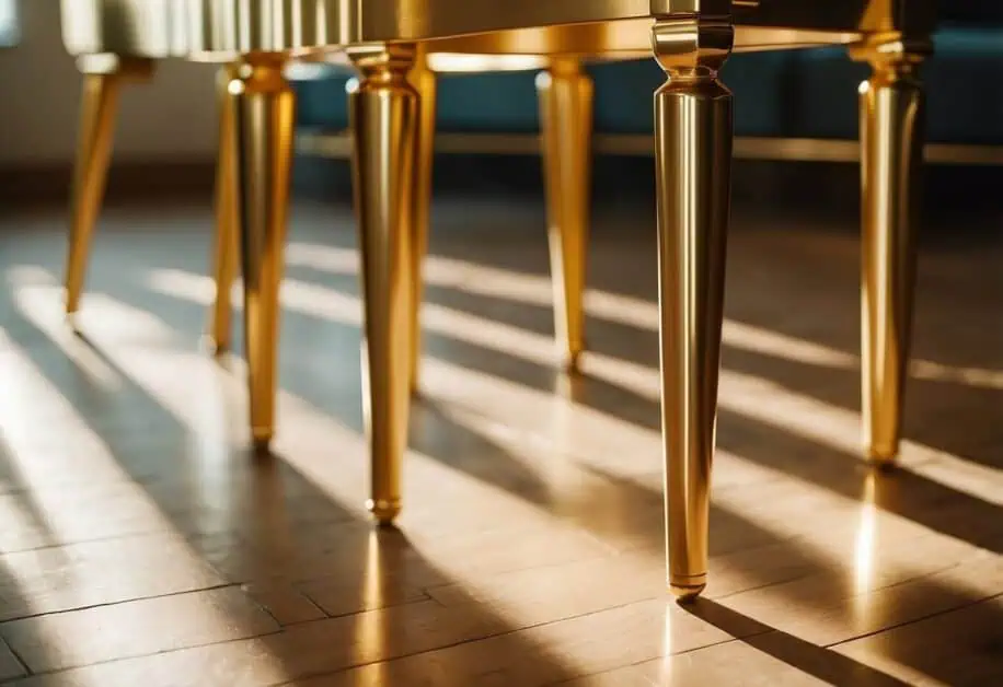 gold furniture legs