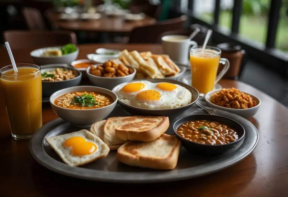 halal breakfast singapore