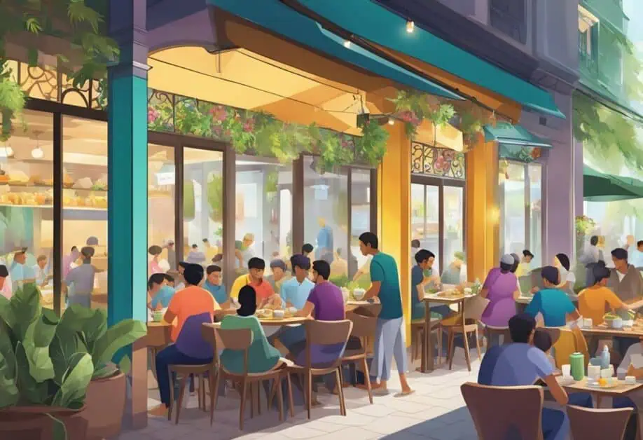 halal cafe singapore