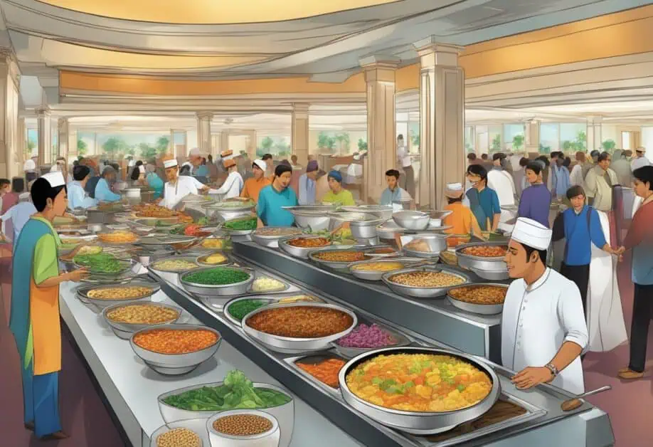 halal hotel buffet singapore