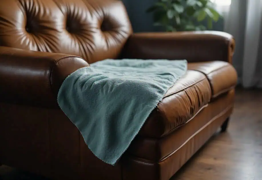 how to clean mold off leather furniture