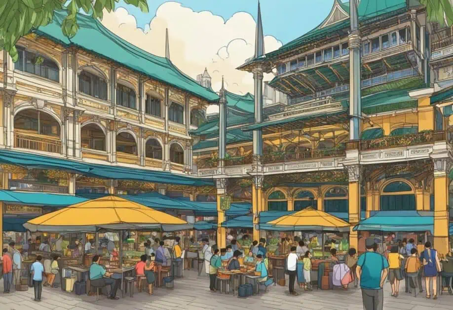 lau pa sat singapore